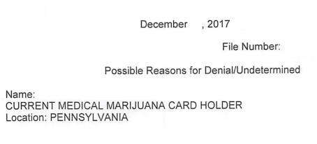 PSP Marijuana Response