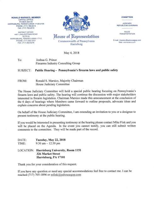 Prince Testimony House Judiciary